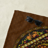 Erntedank Icons Beach Handtuch (Beispiel)