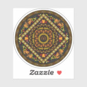 Erntedank Icons Contour Sticker (Blatt)