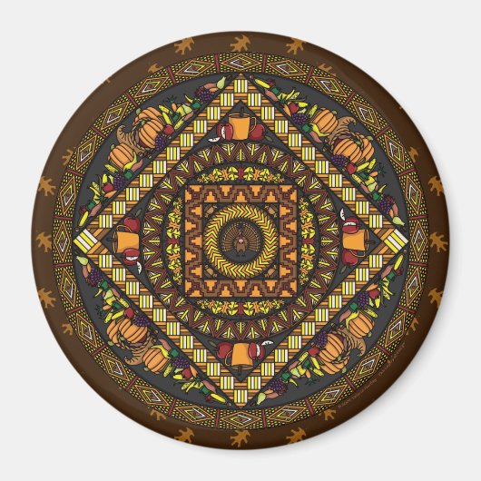 Erntedank Icons Magnet (Vorne)