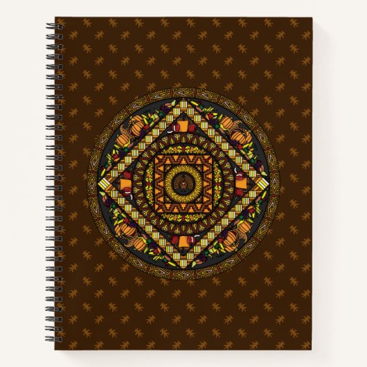 Erntedank Icons SpiralNotebook Notizblock (Vorderseite)