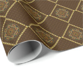 Erntedank Icons Wrapper Paper Geschenkpapier (Rolleneckpunkt)