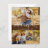 Erntedank im Herbst | FotoCollage Feiertagspostkarte (Vorne/Hinten)