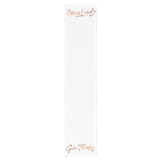 Erntedank im Kupferaussehen dank Skriptdesign Kurzer Tischläufer (Vorderseite)