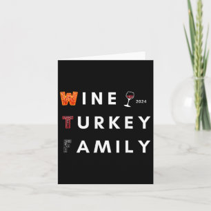 Erntedank im Weinland Türkei Familienfest Herbst H Karte