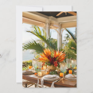 Erntedank in den Tropen Feiertagskarte