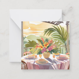 Erntedank in Florida - Notecard Mitteilungskarte