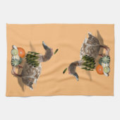 Erntedank Indian Duck Geschirrtuch (Horizontal)