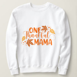 Erntedank inspiriert Typografie Sweatshirt