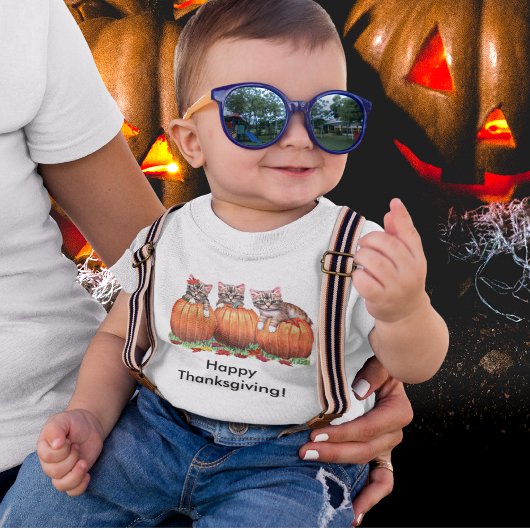 Erntedank ist das Meow der Katze Baby T-shirt