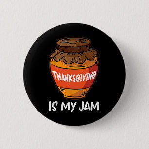 Erntedank ist mein Jam Erntedank Tag Cooler Fall Button