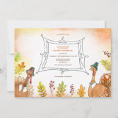 Erntedank-Jahrestag-Party Einladung (Vorderseite)