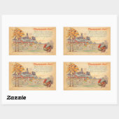 Erntedank Joys Vintag Sticker (Blatt)