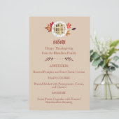 Erntedank-Kalorien zählen nicht Menü (Stehend Vorderseite)