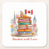 Erntedank Kanada | Dollhouse Küche | Pancake Rechteckiger Pappuntersetzer (Vorderseite)