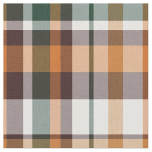 Erntedank kariertes Tartan-Muster Stoff