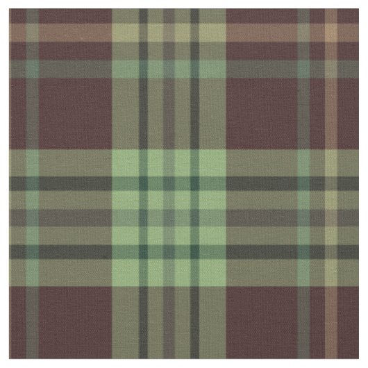 Erntedank kariertes Tartan-Muster Stoff (Nahaufnahme)