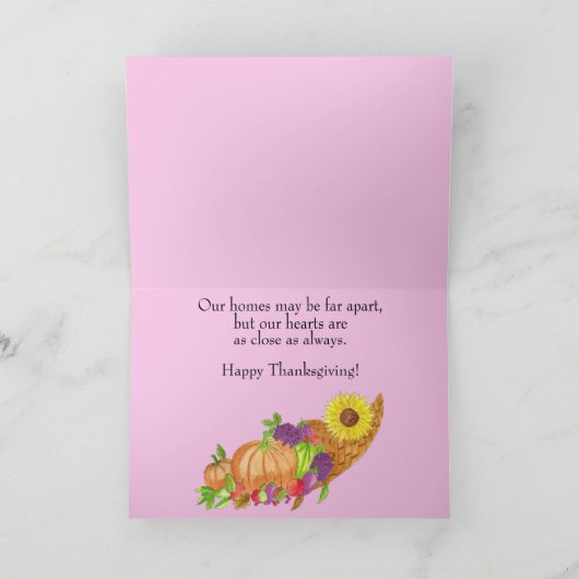 Erntedank Karte (Innenseite)