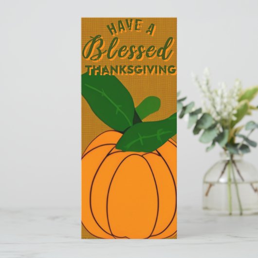 Erntedank Karte (Stehend Vorderseite)