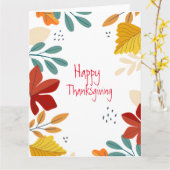 Erntedank Karte (Gelbe Blume)