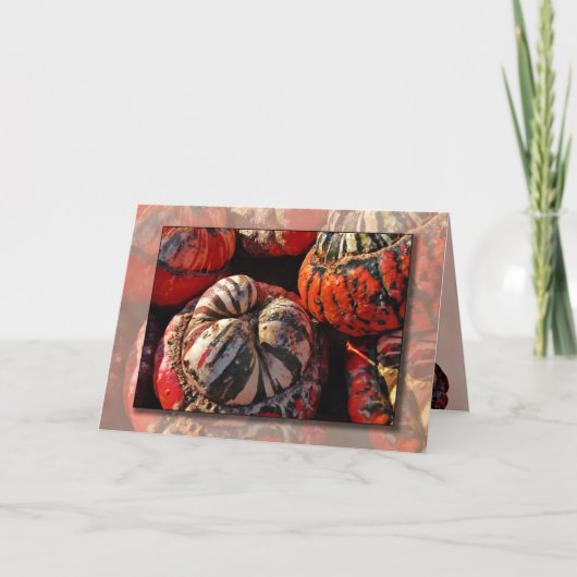 Erntedank-Karte Feiertagskarte (Vorderseite)