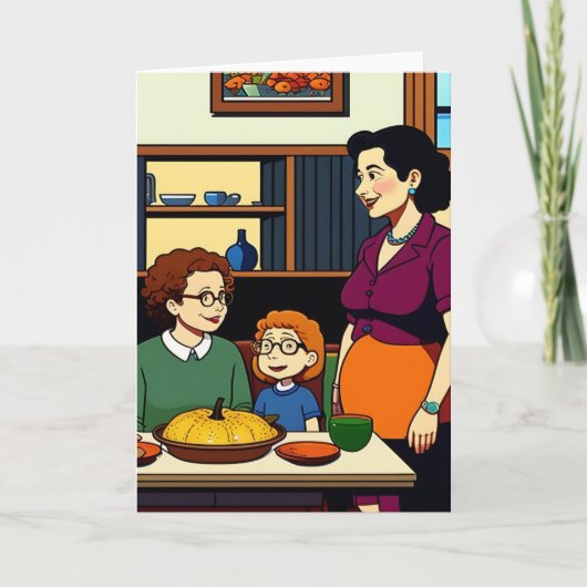 Erntedank-Karte Feiertagskarte (Vorderseite)