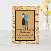 Erntedank-Karte für erwartete Eltern Karte (Gelbe Blume)