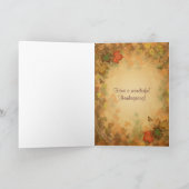 Erntedank-Karte mit Poesie Feiertagskarte (Innenseite)