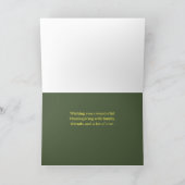 Erntedank-Karte mit Sonnenblumen Dankeskarte (Innenseite)