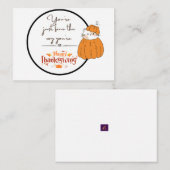 Erntedank-Karte Mitteilungskarte (Vorne/Hinten)