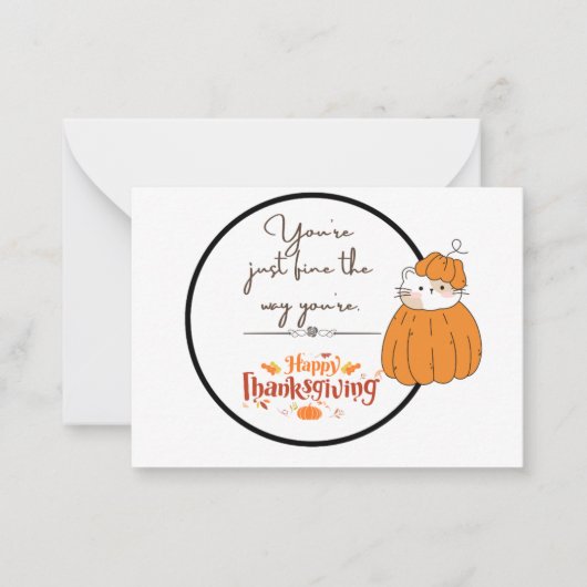 Erntedank-Karte Mitteilungskarte (Vorderseite)