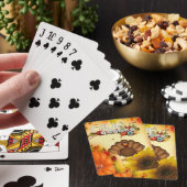 Erntedank Kartenstapel Spielkarten (In Situ)