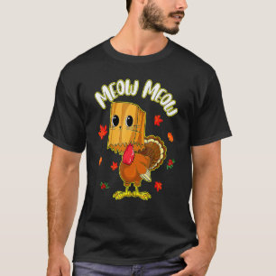 Erntedank-Katze Falsche Katze Miau Erntedank-Truth T-Shirt