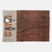 Erntedank-Katzen Handtuch (Horizontal)