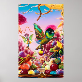 Erntedank - Ken Gage Surreal Art Poster