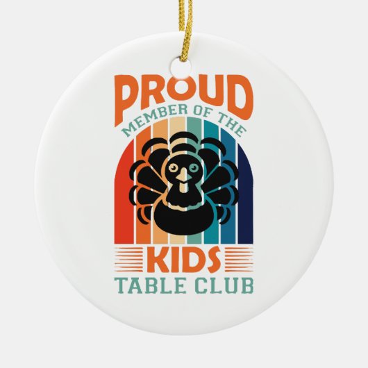 Erntedank Keramik Ornament (Vorne)