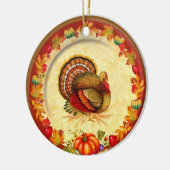 Erntedank Keramik Ornament (Links)