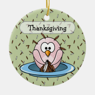 Erntedank Keramik Ornament