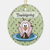 Erntedank Keramik Ornament (Links)