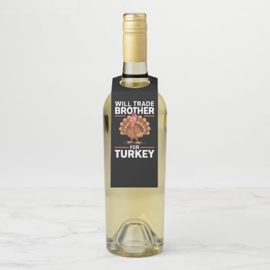 Erntedank Kids wird Brother gegen die Türkei tausc Flaschenanhänger (Auf Flasche)