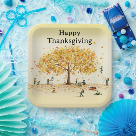 Erntedank Kinder 14 Pappteller (Party)