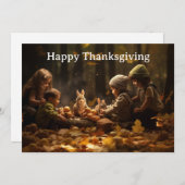 Erntedank Kinder 18 Feiertagskarte (Vorne/Hinten)