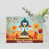 Erntedank Kinder 1 Feiertagskarte (Stehend Vorderseite)