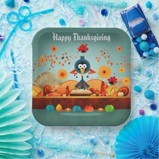 Erntedank Kinder 1 Pappteller (Party)