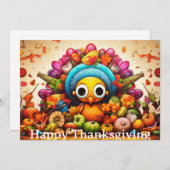 Erntedank Kinder 2 Feiertagskarte (Vorne/Hinten)