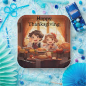 Erntedank Kinder 7 Pappteller (Party)