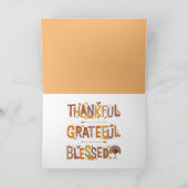 Erntedank Kindertageskarte Feiertagskarte (Innenseite)