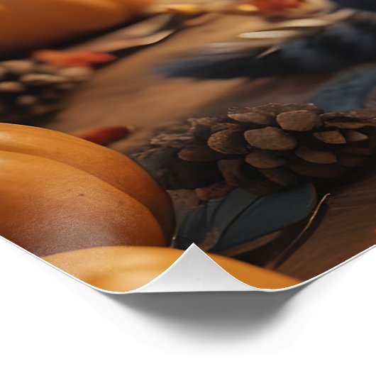 Erntedank Kitten 02 Poster (Ecke)