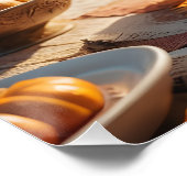 Erntedank Kitten Poster (Ecke)