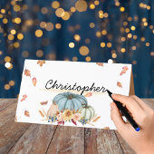 Erntedank Klappende Platzkarte