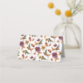 Erntedank Klappende Platzkarte (Rückseite)